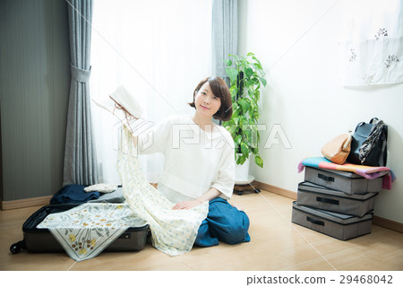 旅行準備婦女 29468042