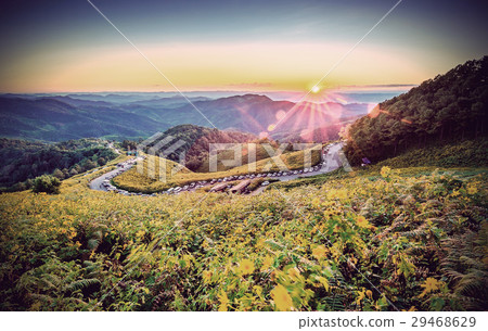 Landscape of Doi Mae U-Kor in the morning 29468629