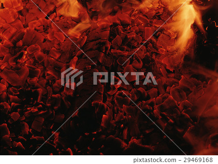 Charcoal fire 29469168
