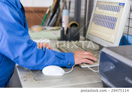 Logistics warehouse staff 29475114