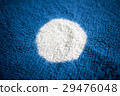 Blue dyeing fabric background. Textile texture. 29476048