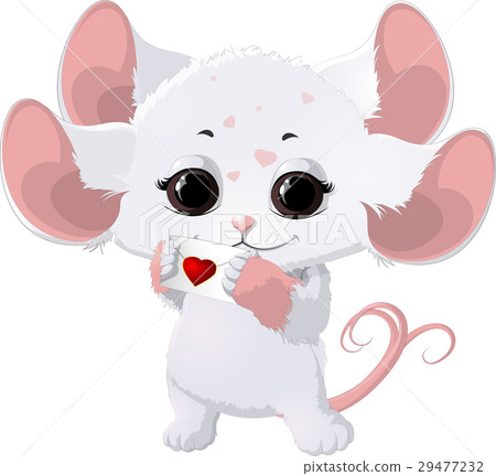 Beautiful creature with an envelope 29477232