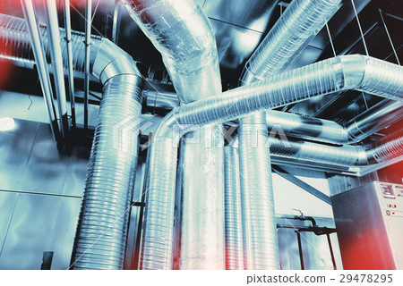 Ventilation pipes of an air condition Ventilation pipes of an air condition 29478295