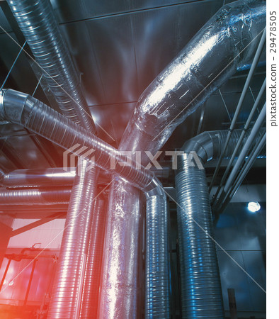 Industrial zone, Steel pipelines and ducts Industrial zone, Steel pipelines and ducts 29478505