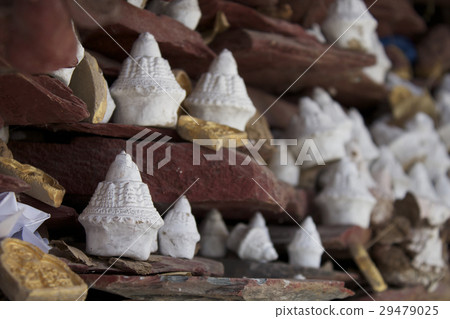 Scenery of the Tibet Autonomous Region of China "Hand-carved stupa" 29479025