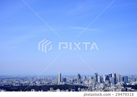Tokyo city landscape Shinjuku Fukutoshin Tokyo city landscape Shinjuku Fukutoshin 29479318