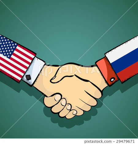 Handshake of two people. 29479671