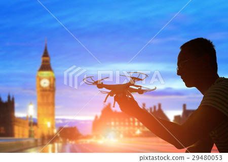 silhouette of man 29480053