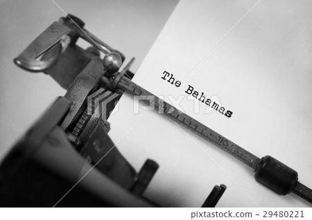 Old typewriter - The Bahamas 29480221