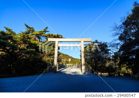 伊勢神社宇治橋牌坊 29480547