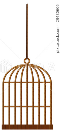 Bird cage on the rope 29480606