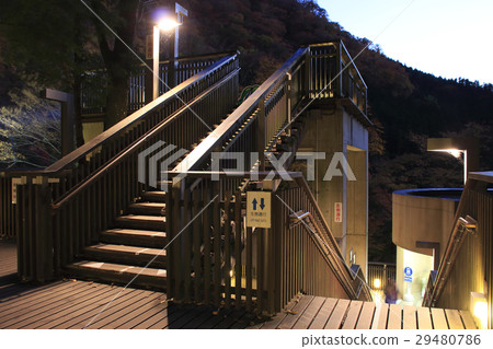 Fukurodon waterfall viewing waterfall (evening) 29480786