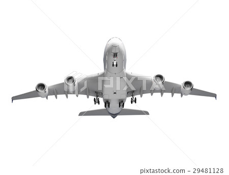 Airplane isolated on white background with path Airplane isolated on white background with path 29481128