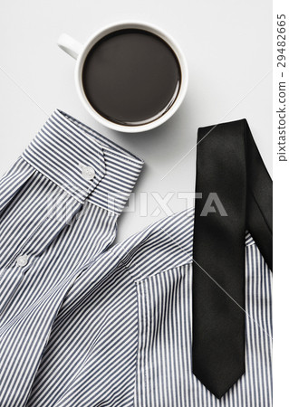 coffee, eyeglasses, tie and shirt coffee, eyeglasses, tie and shirt 29482665