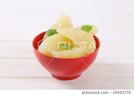 peeled pomelo segments peeled pomelo segments 29483770