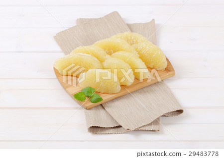 peeled pomelo segments peeled pomelo segments 29483778