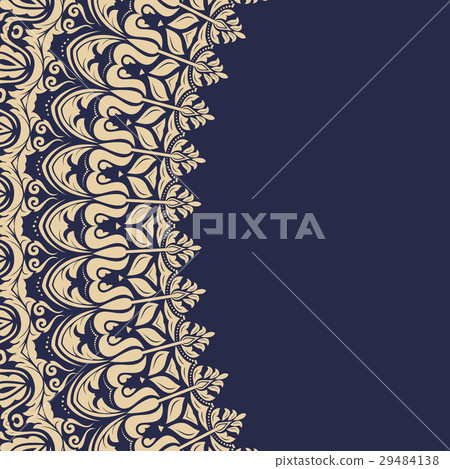 Floral Modern Vector Round Frame 29484138