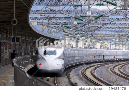Tokaido Shinkansen departure scenery 29485476