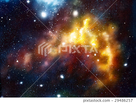 Cosmic space and stars, color cosmic abstract 29486257