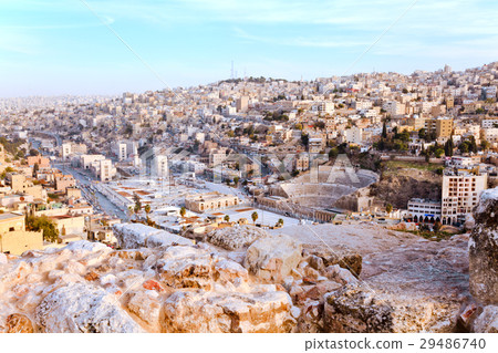 View of Roman Theater in Amman 29486740