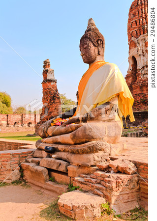 Buddha image in Wat Mahathat Buddha image in Wat Mahathat 29486804
