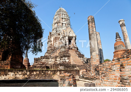 Pagoda in Wat Ratburana Pagoda in Wat Ratburana 29486805