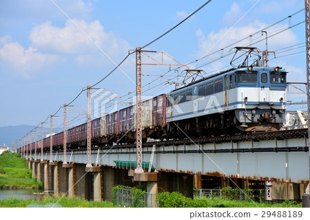 Container full load! EF 652040 Cargo train Container full load! EF 652040 Cargo train 29488189