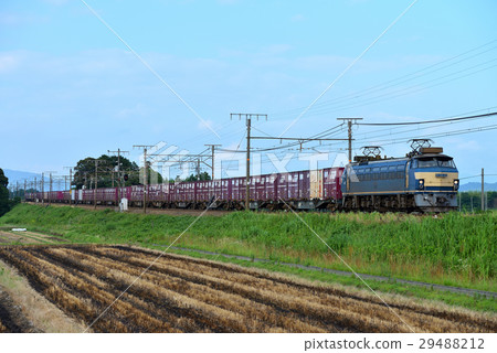 Container full! EF 6636 freight train Container full! EF 6636 freight train 29488212