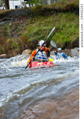 Freestyle on whitewater Freestyle on whitewater 29488283
