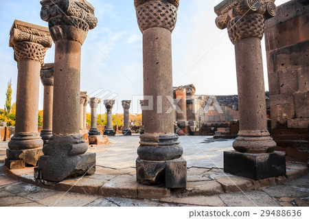 Columns in Zvartnots Cathedral 29488636
