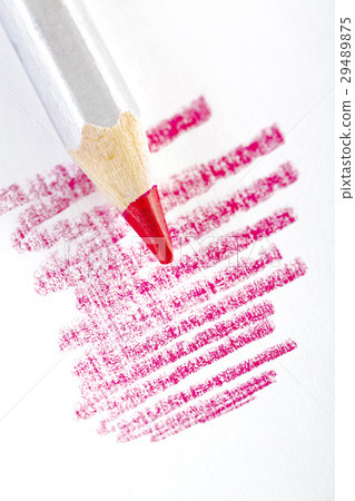 Colorful pencil drawing and pencil on white Colorful pencil drawing and pencil on white 29489875