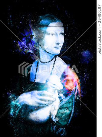 Graphic effect collage of my reproduction of 29490197
