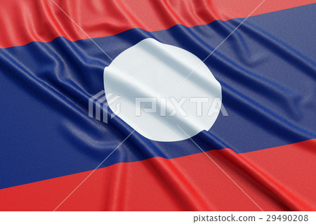 Laos flag Laos flag 29490208