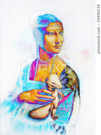 Graphic effect collage of my reproduction of Graphic effect collage of my reproduction of 29490238