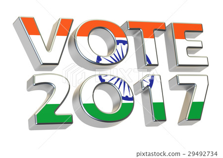 Vote 2017 in India. Indian election concept 29492734