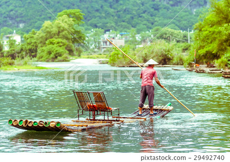 Bamboo on Li river in Yangshuo China 29492740