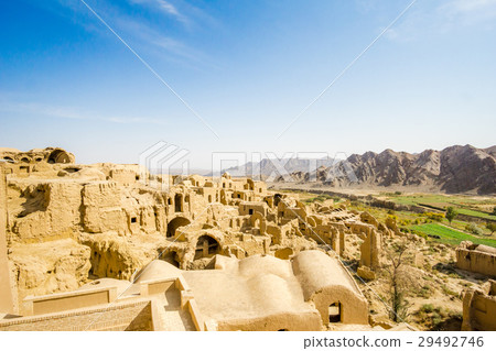 View over ghost town of kharanaq by Yazd View over ghost town of kharanaq by Yazd 29492746