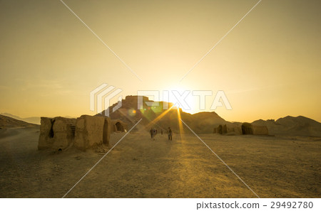 zoroastrian silence tower in Yazd 29492780