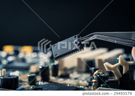 Computer chip electronics 29493579