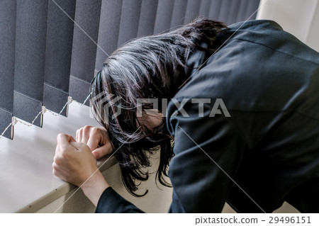 Depressed business woman 29496151
