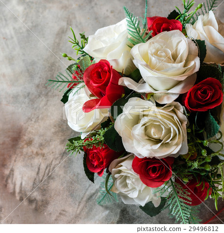 Roses and a hearts on board, Valentines Day 29496812