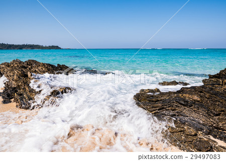 Coast, wave, landscape, Okinawa. Coast, wave, landscape, Okinawa. 29497083