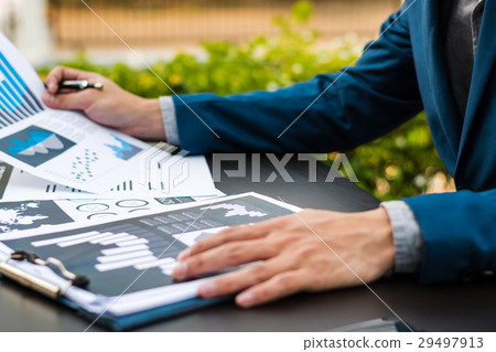 Handsome businessman wearing suit Handsome businessman wearing suit 29497913