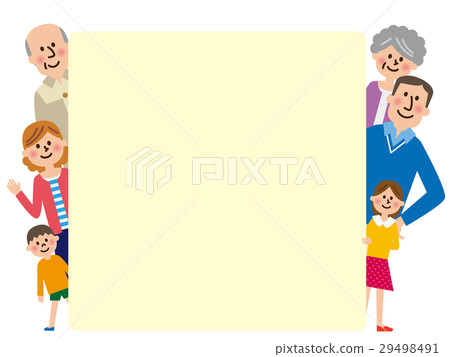 Three generations family vector Three generations family vector 29498491