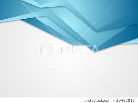 Abstract blue corporate tech background - Stock Illustration [29498812 ...