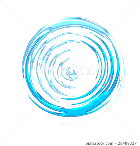 Water vortex or swirl background Stock Illustration