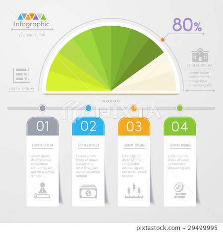 Infographics design template with icons Infographics design template with icons 29499995