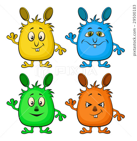 Cartoon Monsters Set 29500183