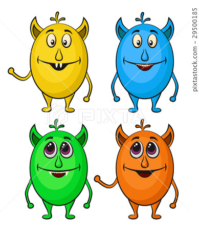 Cartoon Monsters Set 29500185