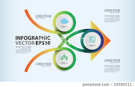 Modern infographic Template vector - Stock Illustration [29500511] - PIXTA